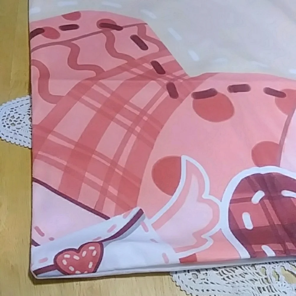Hearts pillow cover